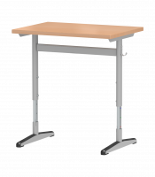 Одноместный учебный стол с регулировкой высоты Level
