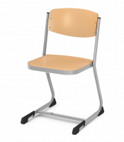Штабелируемый учебный стул на полозьях Simple